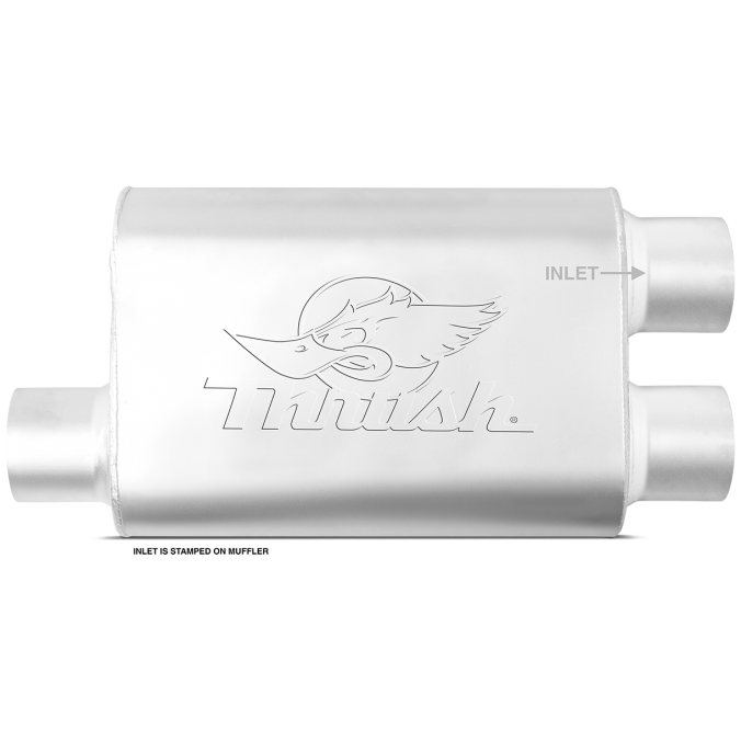 Thrush® Welded Muffler Offset / Dual Offset Thrush® Exhaust P/N